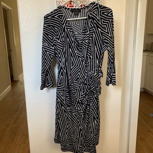 Karen Kane faux wrap dress